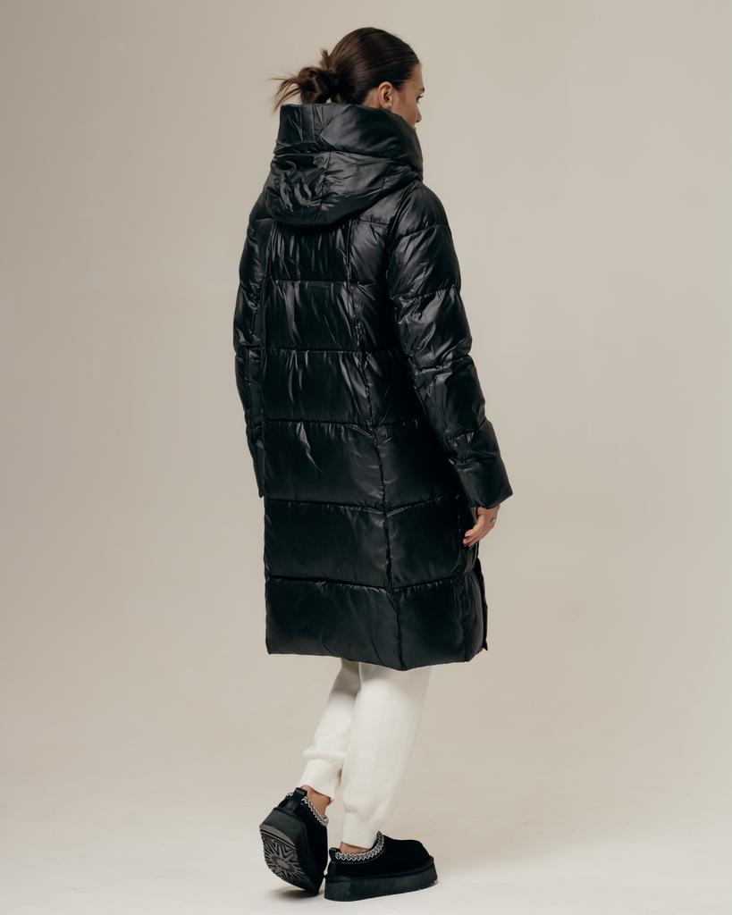 Куртка женская длинная SNOW OWL 24550 S черная