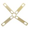 4Pcs Guitar Neck Shim Brass Material Heightening Gasket Set Musical Instrument AccessoriesGold