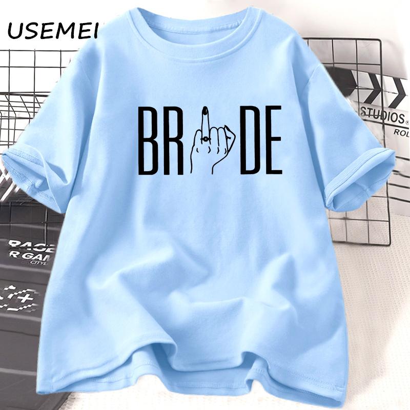 Bride Ring Finger T Shirt Women Female Wedding Finger TShirt Bachelorette Party Tshirt EngageUnisext Bride To Be Hen Party Clothes