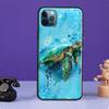 Чехол с рисунком милых черепах для iPhone 13 11 14 Pro Max 12 mini, полный чехол для iPhone XR XS Max X 7 8 Plus SE 2020