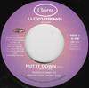 7-дюймовая пластинка LLOYD BROWN Put It Down CRT835 Charm 2001 UK Регги Ска Даб Б/у