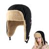 Coollooda Winter Bomber Hat with Ear and Features a Brushed Boa Fabric for Extreme Cold Perfect for and Outdoor Men's Flaps, Windproof, Warmth, Soft,