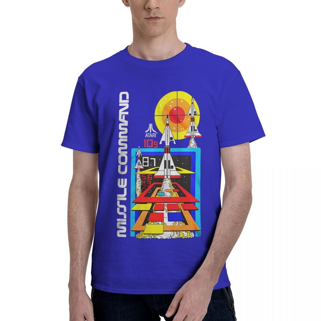 Missile Command 100 Cotton Casual Breathable Confortable Vintage Funny TShirt For Men Funny Gift