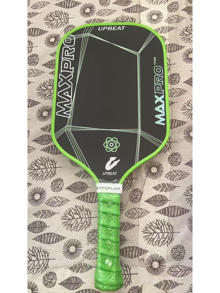 Падл для пиклбола из углеродного волокна T700 с матовым покрытием тканевой текстуры, толщина 16 мм, качество для профессиональных соревнований.