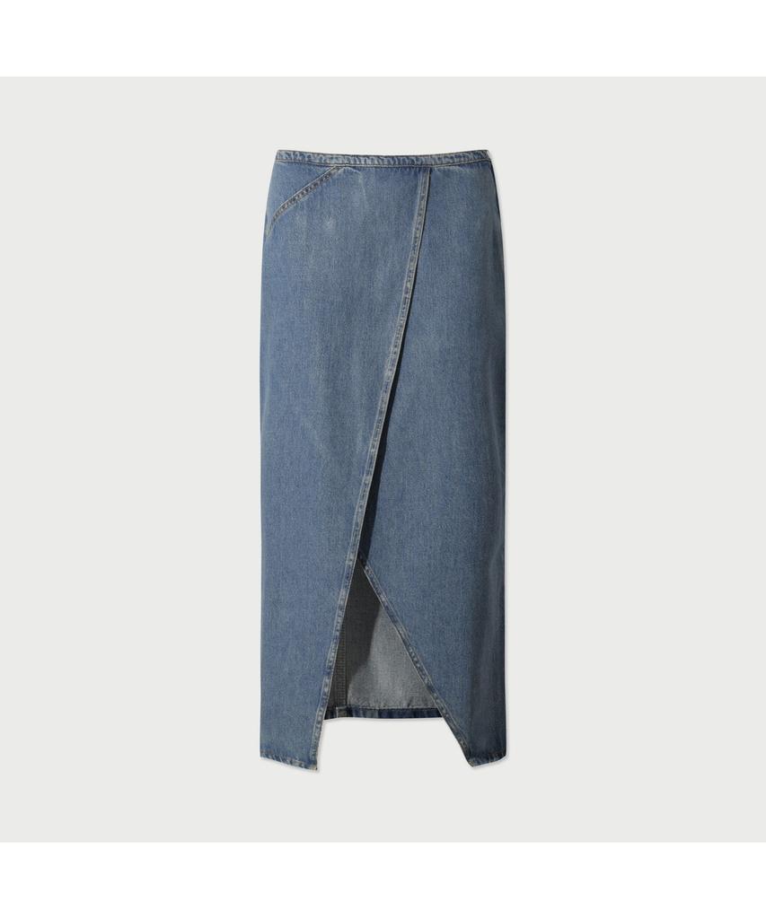 IROWOMEN Isys Denim Wrap Skirt Iokaa25101Bul