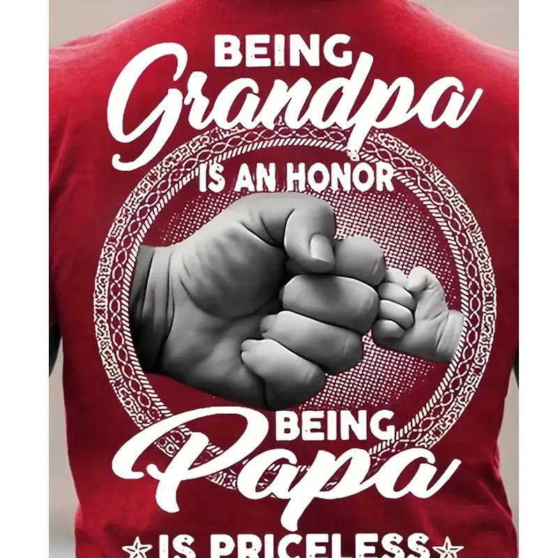 New Summer Men's Fashion T-shirt Personality Monogram Printed Men's T-shirt Top