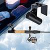 Sled Ice Fishing Rod Holder Hands-Free Heavy Duty Metal Adjustable Ice House Sled Boat Fishing Pole Storage Rack Fishing Accessories