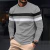 Men's T Shirt O-Neck Clothing Apparel Outdoor Long Sleeve Print Fashion Designer Vintage