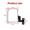 2pcs Universal Left & Right Electric Tricycle Mirror 360° Rotated Closed Ebike Side Mirror High Definition Tricycle Side Mirror