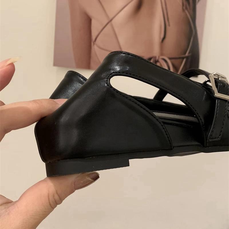 Модные SUOJIALUN Осенние Женские Плоские Туфли Модные Сетчатые С Вырезами Круглый Носок Мелкие Женские Повседневные Туфли-Лоферы Повседневные Туфли Mary Jane