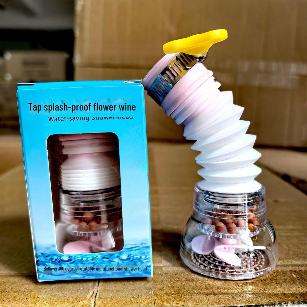 Xinjieyuan Универсальный кухонный кран с фильтром и набором насадок-брызг