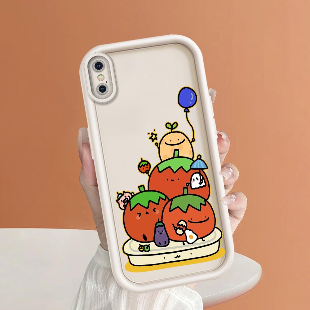 Cute Cartoon Soft Phone Casing for Realme OPPO Reno VIVO Infinix Tecno Oneplus Full Cover Camera Shockproof Protection Rubber Case Cover