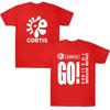 Cortis Новый бойз-бэнд _GO_ Футболка с принтом персонажа Мерч Футболки Мода Женщины Мужчины Круглый вырез Короткий рукав Хлопок Повседневная футболка