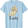 Hot Fashion Lady and The Tramp Spaghetti Lady Couples T-Shirt S-4XL Four Seasons Gift Unisex