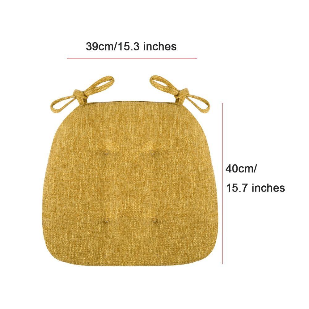 Классная комната Офис Однотонный мягкий коврик для отдыха на стуле для дома Подушка для сиденья Подушка для сиденья Коврик для сиденья