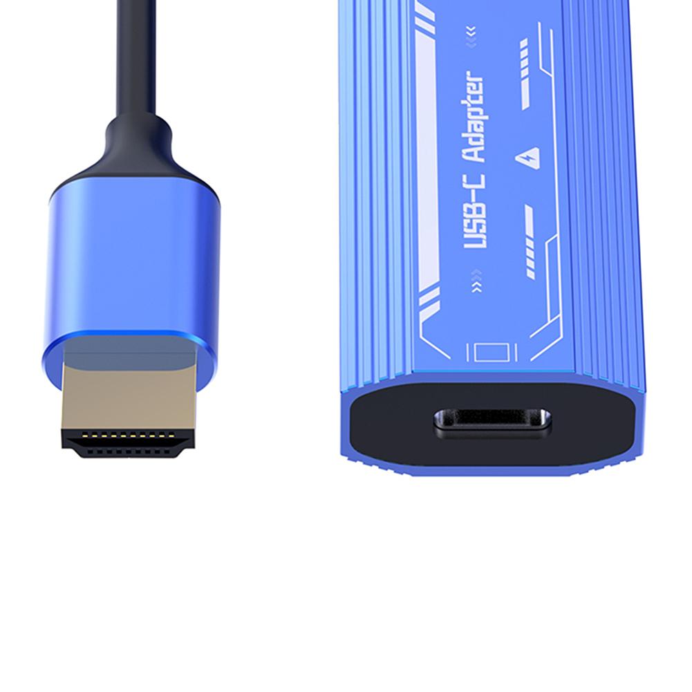 Совместимость с HDMI 4K/60 Гц и кабелем Type-C, постоянный ток 5 В для очков дополненной реальности XREAL/Rokid Air для Samsung S22/S23 для Switch/Steam Deck/ROG Ally