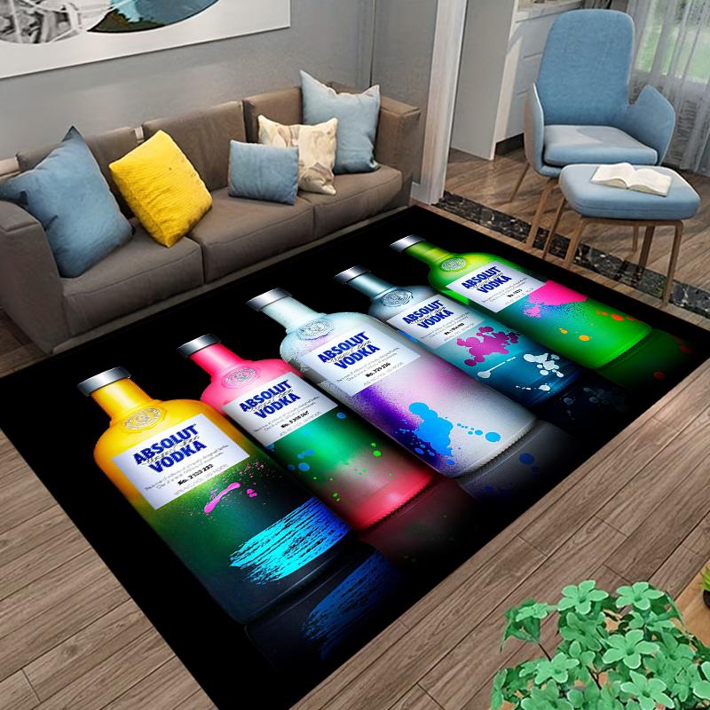 Absolut-Vodka Printing Carpet Living Room Bedroom Rugs of Photography Prop Photo Birthday Gift Carpets for Bed Room Alfombras
