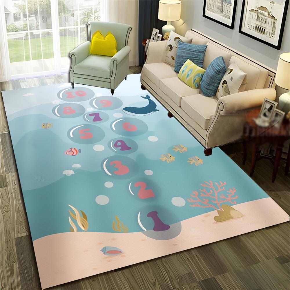 Забавные классики Детские цифровые игры Мальчик Девочки Ковер Коврик для дома Гостиная Спальня Диван Придверный коврик Декор, Нескользящий коврик для пола