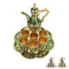 Metal Wine Pot Kit Rustproof Waterproof Zinc Alloy Coffee Pot Set Decorative Exquisite Vintage Pot T