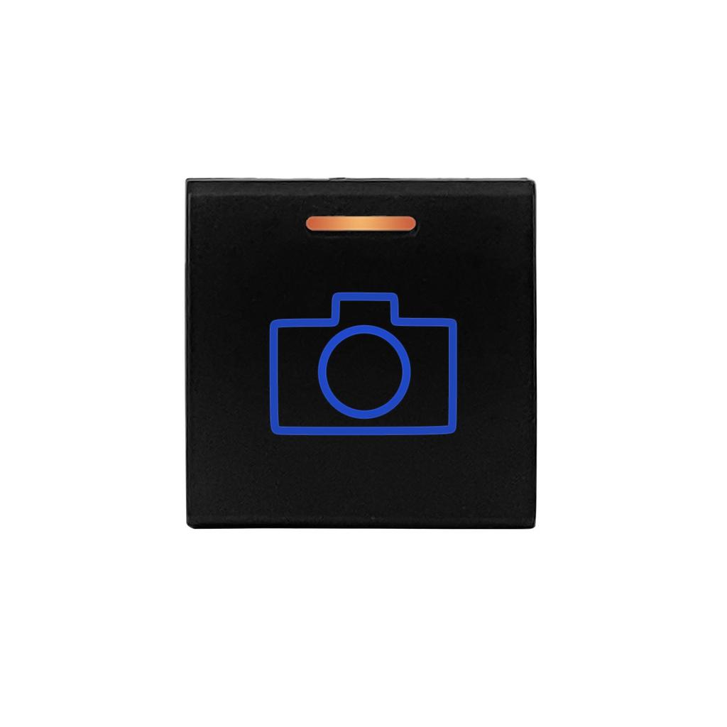 12V Blue Orange Light Latching Momentary Push Switch 22 X 22mm For Toyota Prado 150 Series Camry Hiace Corolla RAV4 Land Cruiser