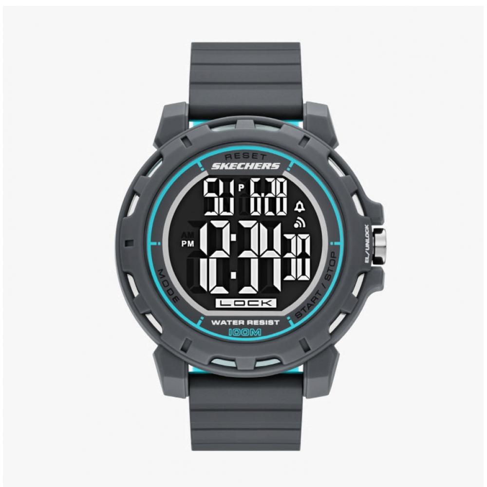 Skechers Мужские цифровые полиуретановые часы Newkirk Sr5254