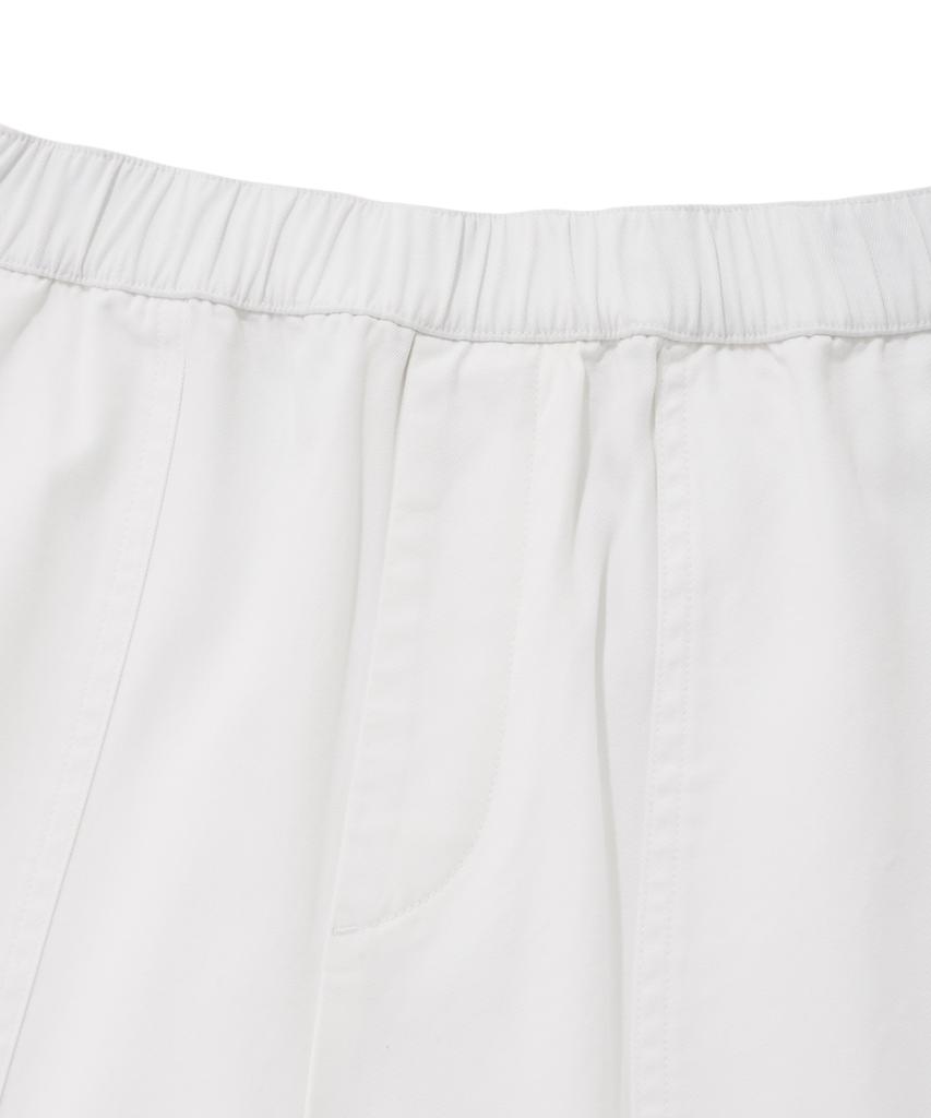 COVERNAT WOMAN Easy Elastic Cotton Pants White