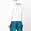 Off-White FW21 Логотип Слоган Пуловер Толстовка Мужская Топы Белый OMBA025F21FLE0040184