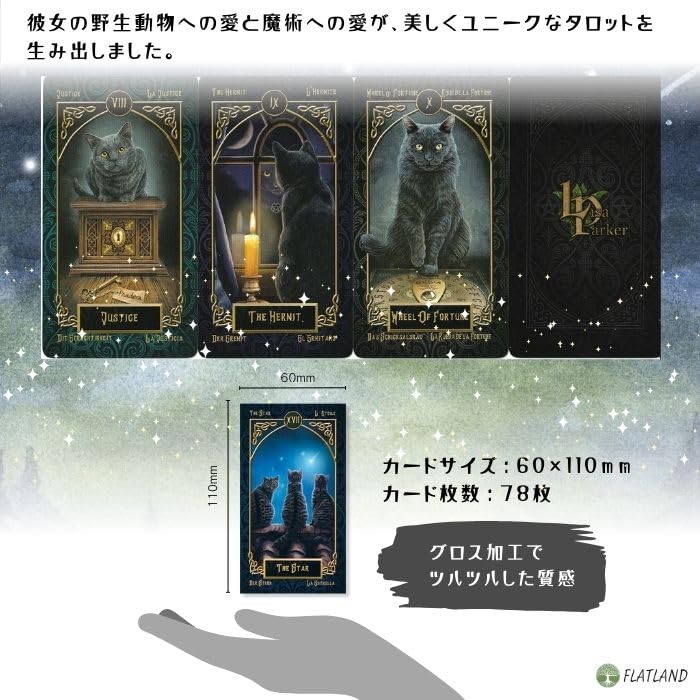 Tarot Familiars Tarot Reading Instructions with Japanese Authentic Tarot 78 Cards Instructions, Cards,