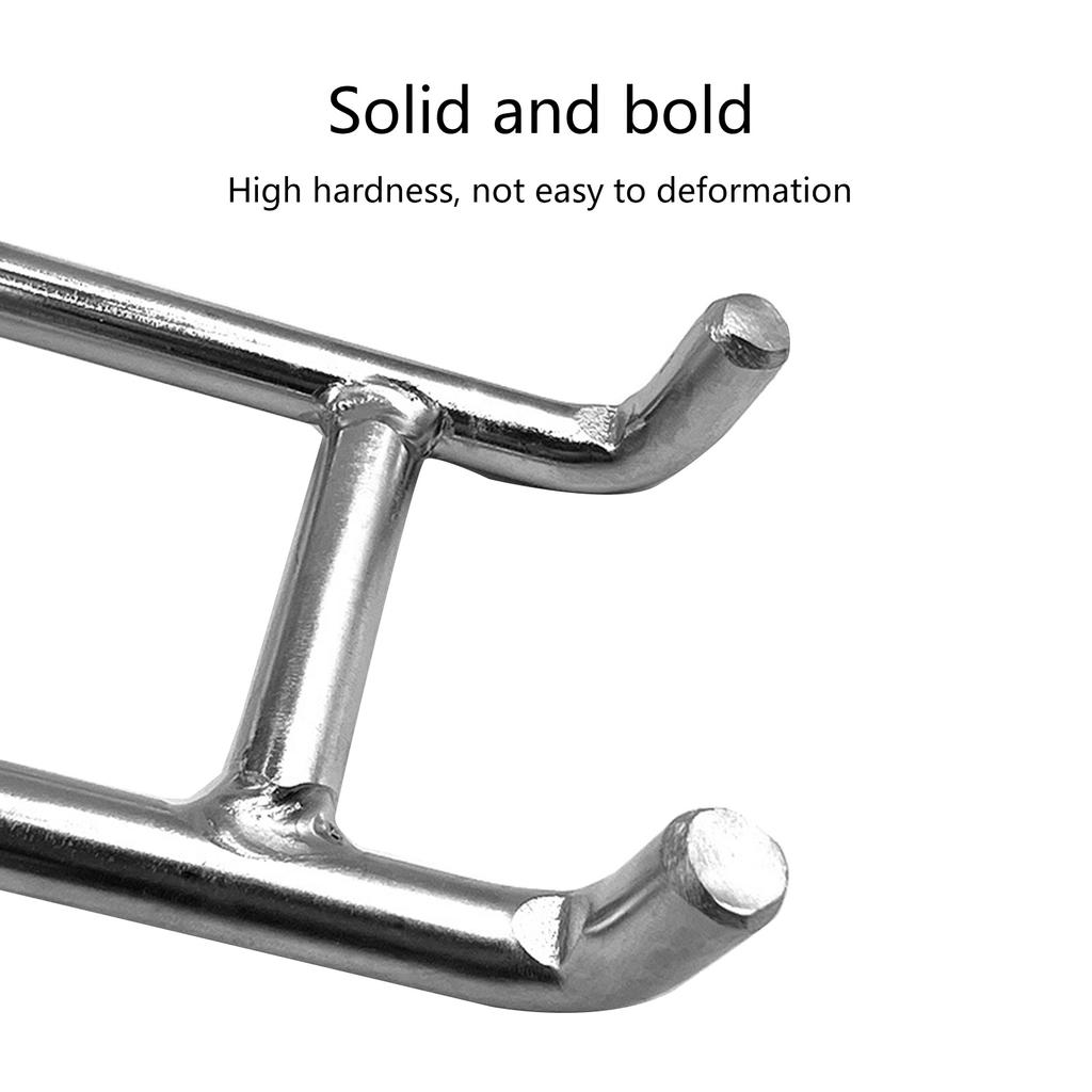 Stainless Steel Fishing Pole Stand Bracket Fishing Marine Accessories Tool Fit for Rail Boat Fishing Rod Holder Bracket