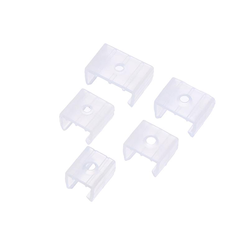50 шт. светодиодных соединителей, фиксирующих пластиковые зажимы, крепление на стене для 8/10/12/14/17/18/20 мм RGB 5730/5050/2835 полосы света