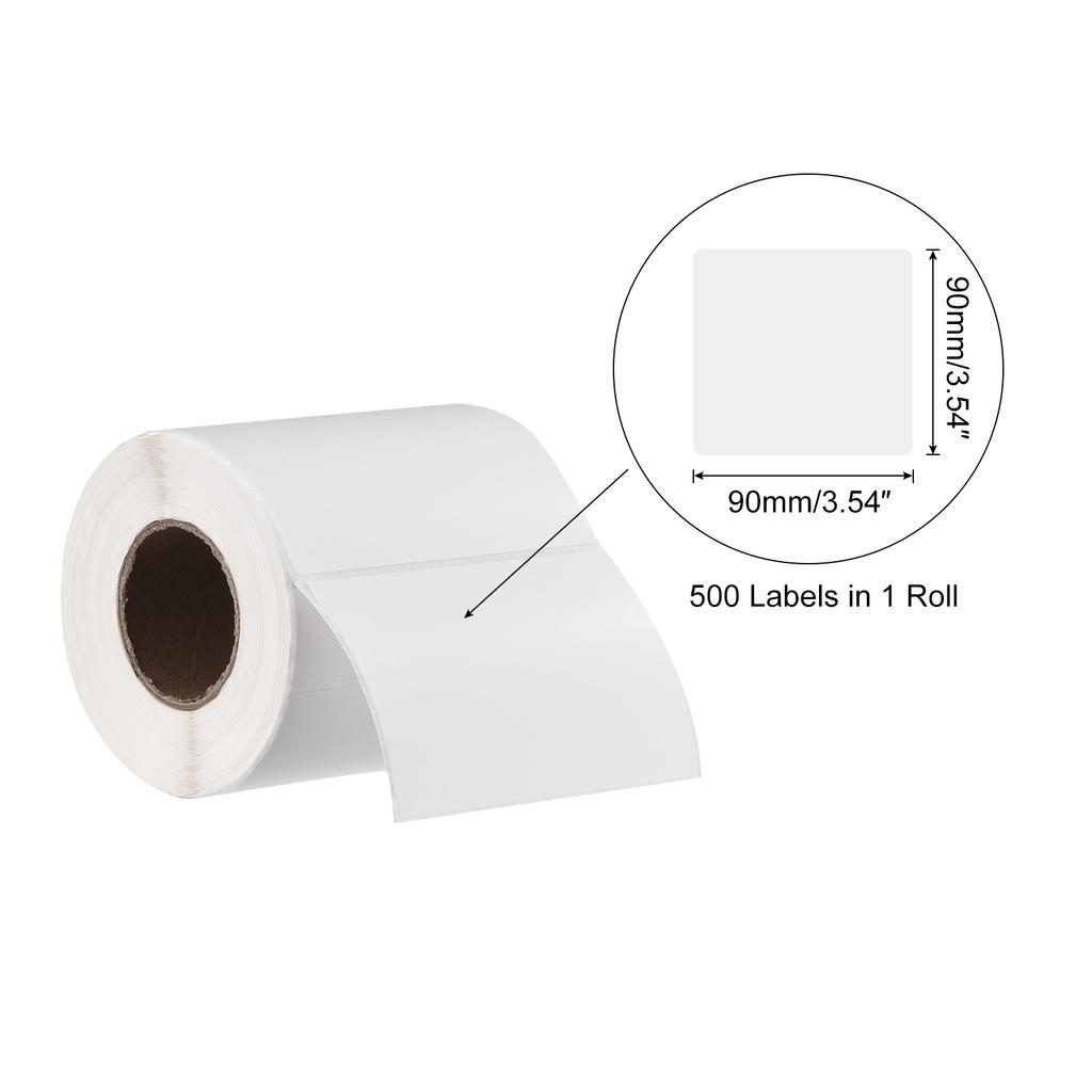 1 Roll Direct Thermal Label Shipping Stickers for Packaging Craft Projects White 250-10000 Labels Self Adhesive Thermal Labels