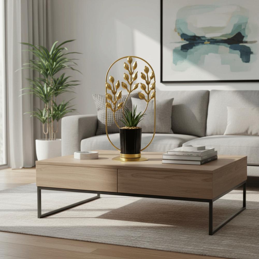 Креативный дизайн Металлические горшечные украшения Стеклянный цветочный горшок Искусственный суккулент Гостиная