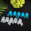 1pc Cute Owl Metal Embossing Cutting Dies DIY Carbon Steel Cutting Die Embossing Machine Die Cuts for Card Making