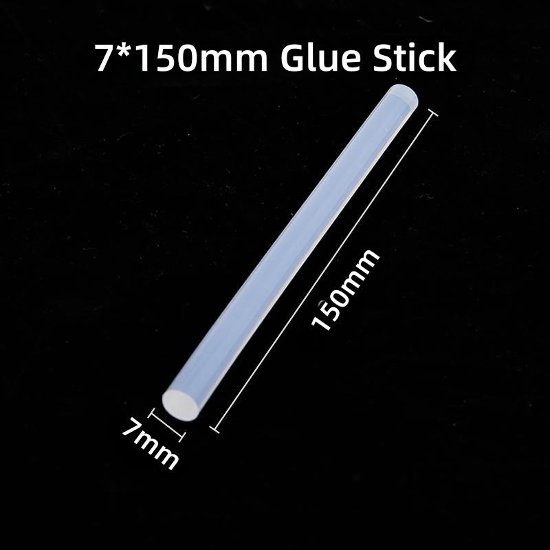 Набор из 50 прозрачных клеевых стержней горячего расплава для поделок своими руками и ремонта - 7 мм x 150 мм