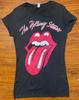 THE ROLLING STONES Мик Джаггер Логотип с языком Эластичная футболка с принтом РАЗМЕР L- Новая без бирок Унисекс Футболка
