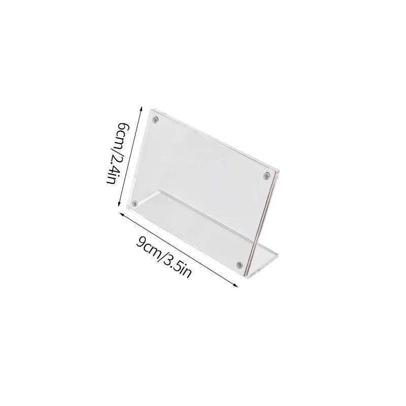 Acrylic Photo Frame Picture Frame Photo Card Holder Photocard Display Stand Room Desktop Decor Office Desk Decor Marco De Fotos