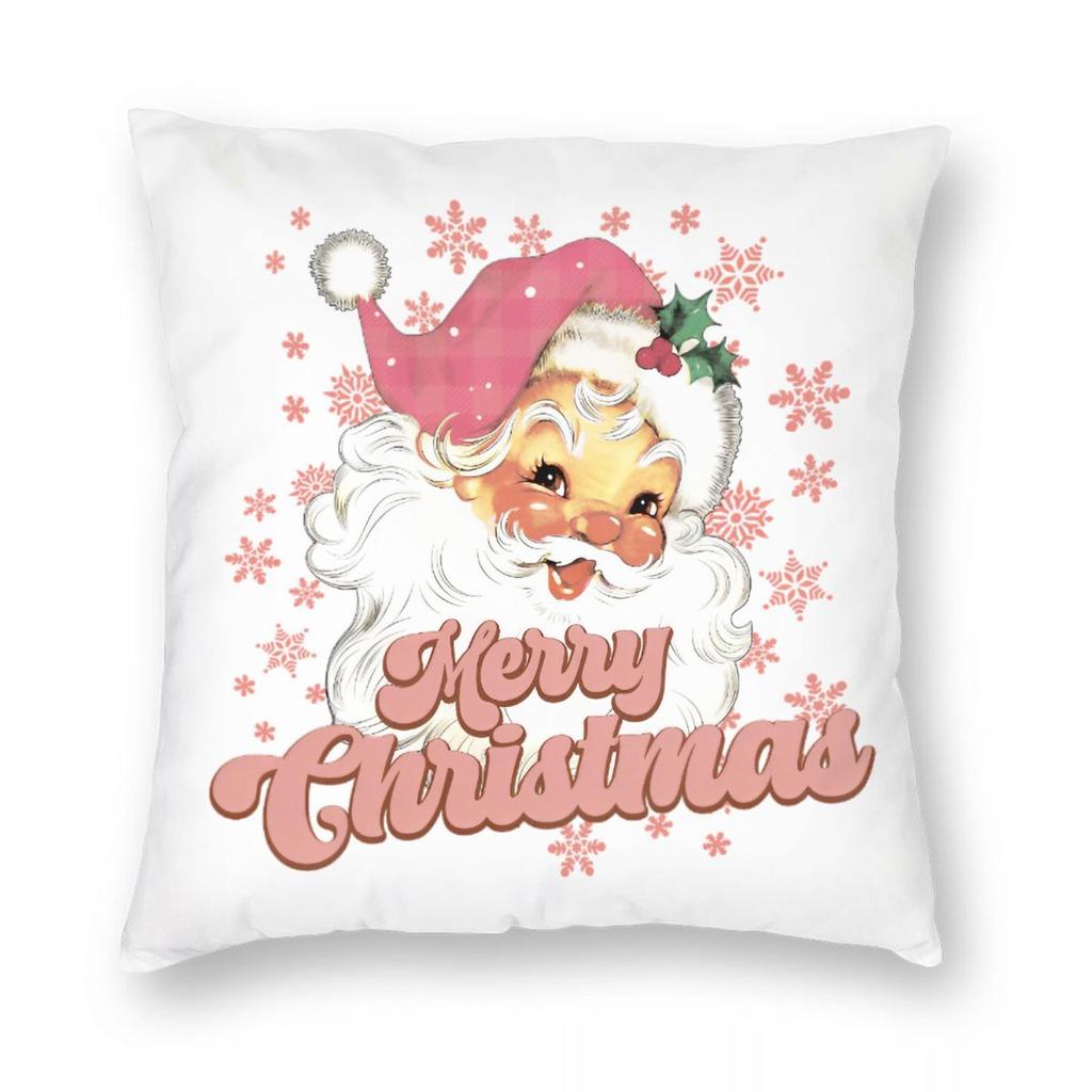 Red Car With Christmas Tree On Roof Pillowcase Printing Fabric Cushion Cover Gift Throw Pillow Case Cover Home Wholesale cm