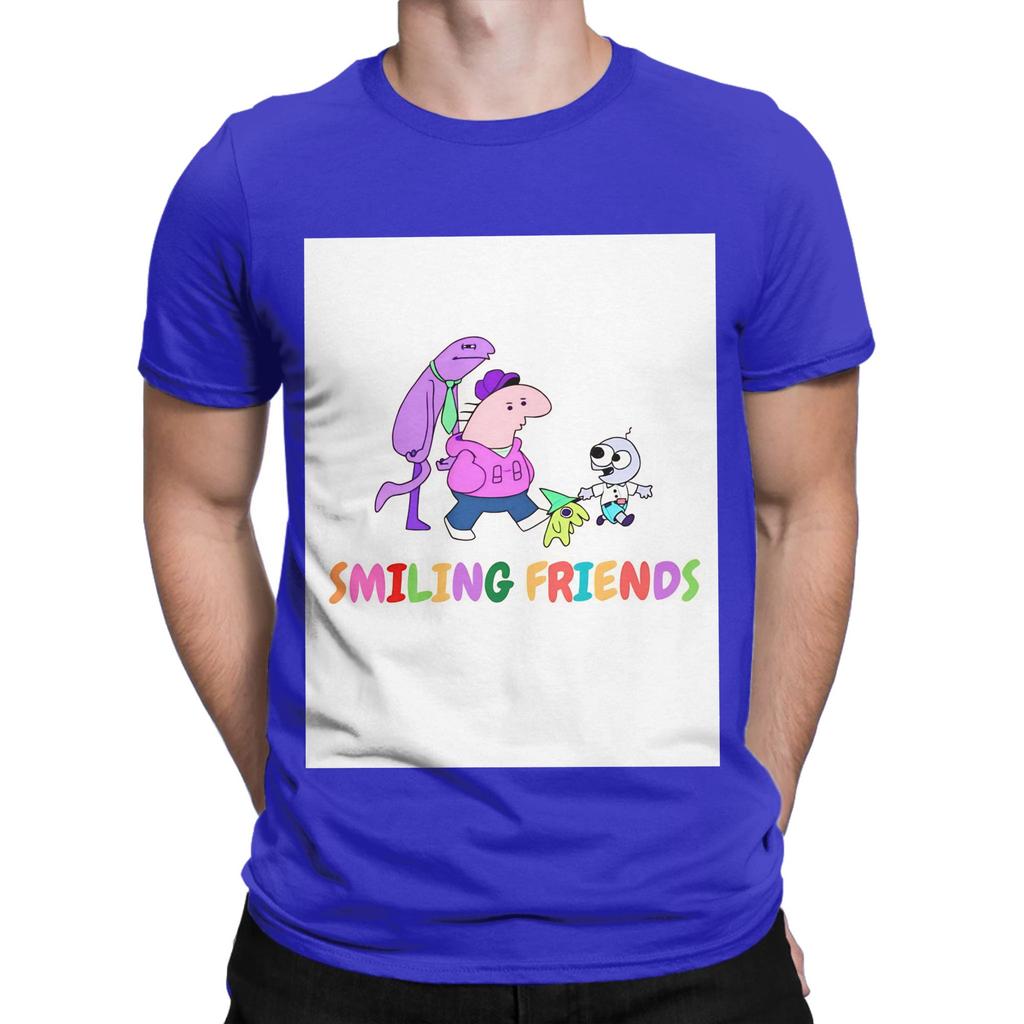 Smiling Friends Глеб Смешная Графика 100% Хлопок Футболка Smiling Friends Сезон 2 Топы Футболки Для Унисекс