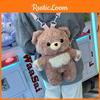 Teddy Plush Cute Bear Shaped Backpack Suitable For Girls Daily Outfits Use
