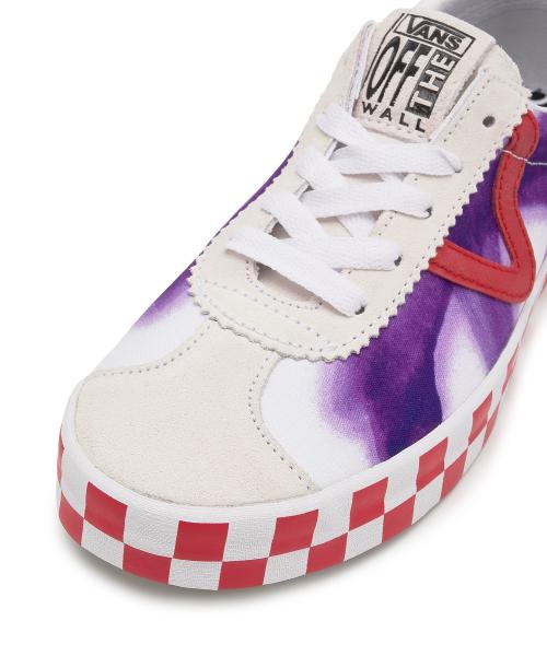 [Vans] The Museum Visitor Sport Low - White:Purple (VN000D09WHP1)