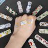 120pcs/box Cartoon Transparent Band Aids Waterproof Breathable Cute Wound Hemostasis Anti-Bacterial First-Aid Woundplast