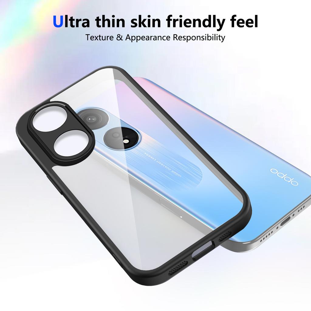 Чехол для OPPO Reno 8T 5G Чехол для телефона OPPO Reno8T 5G Чехол-бампер для Oppo Reno8 T 5G Силиконовый бампер Прозрачная матовая задняя крышка Жесткий