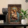 Винтажная металлическая жестяная табличка с изображением Иисуса, религиозное настенное искусство, деревенский декор для дома