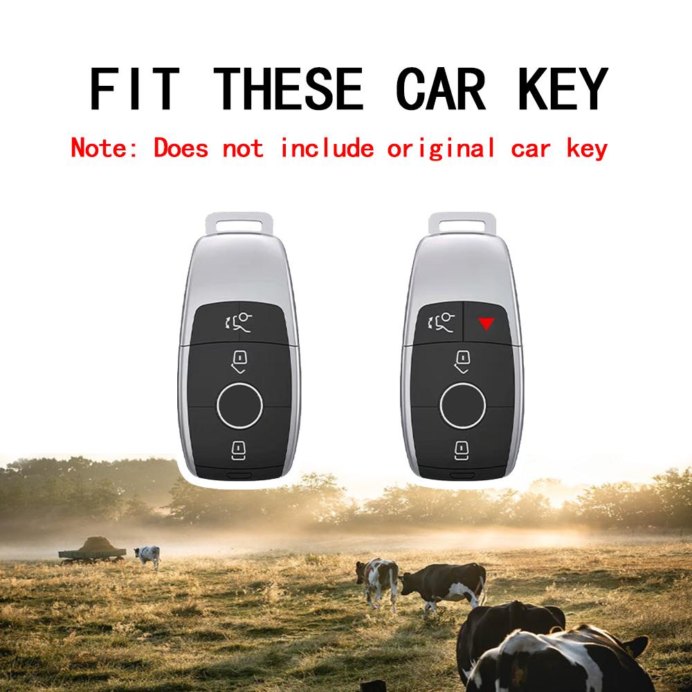 Styling Mouldings Car Remote Key Case Cover Shell Fob For Mercedes Benz A C E S G Class GLC CLE CLA GLB GLS W177 W205 W213 W222