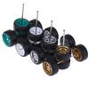 1/64 Wheels For Hotwheels With Rubber Tire Model Model Car Modified Parts Toys