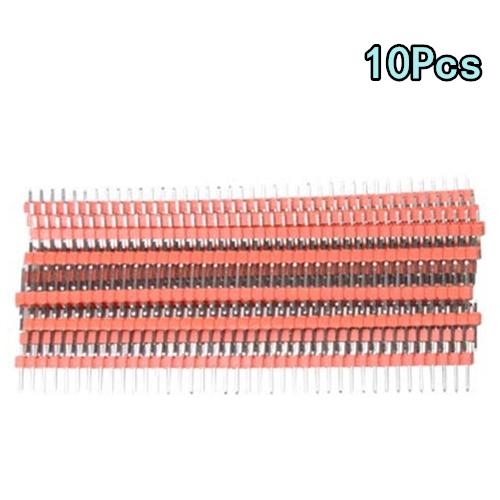 40-контактный 1x40 Однорядный Папа и Мама 2.54 Разрывной Штыревой Разъем PCB JST Разъемная Секция для Arduino Черный