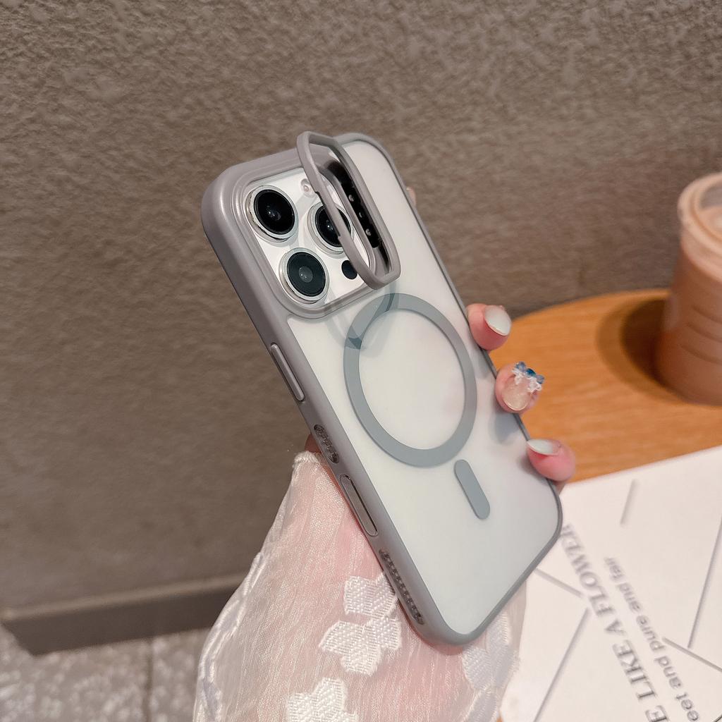 Для Apple 16promax Чехол для телефона Кнопка AI Touch для IPhone 15 Невидимая подставка Магнитная адсорбция Дышащая теплоотдача