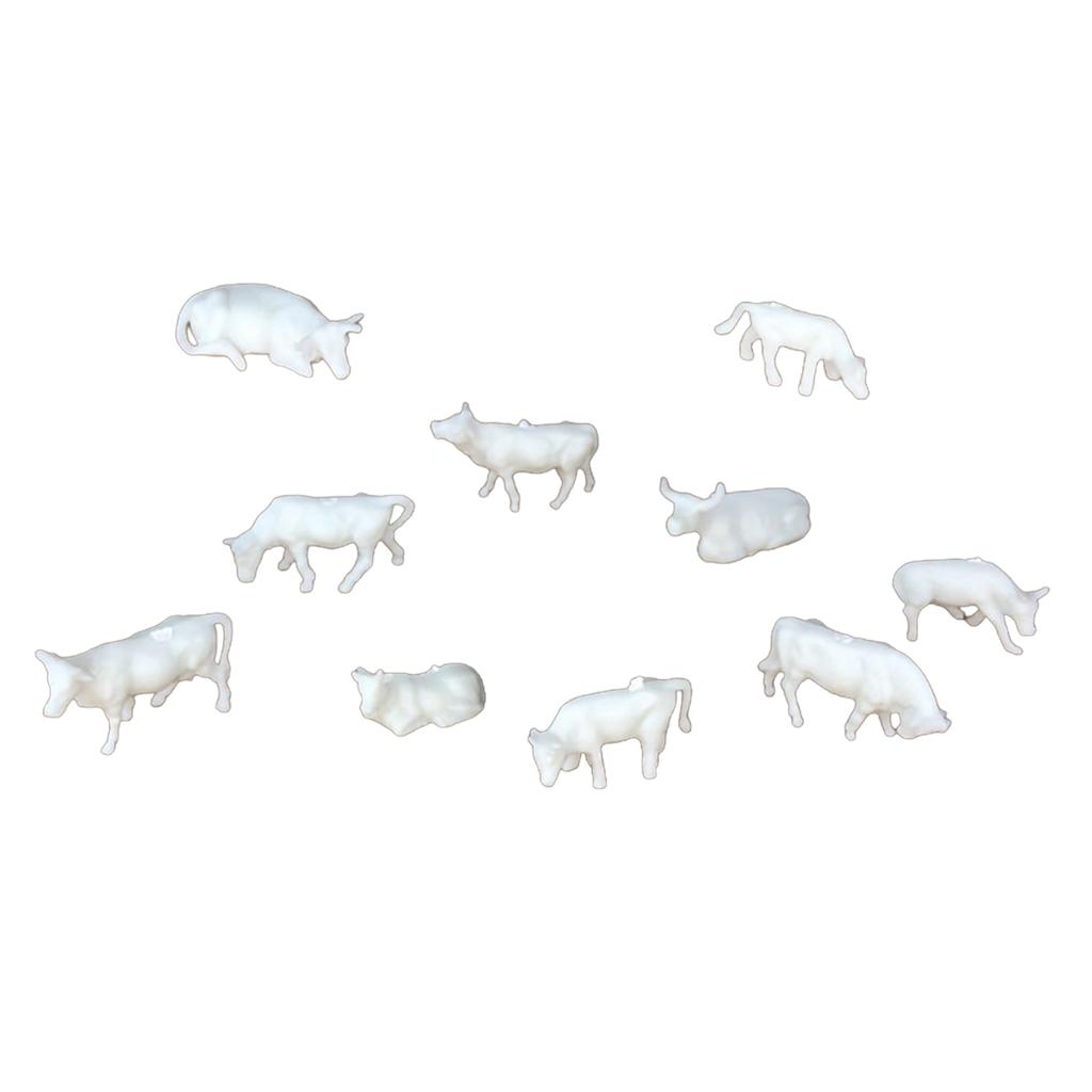 Farm Keeper Model Resin Miniature Farmers for 1/87 Scale DIY Scenery for Model Train Setups