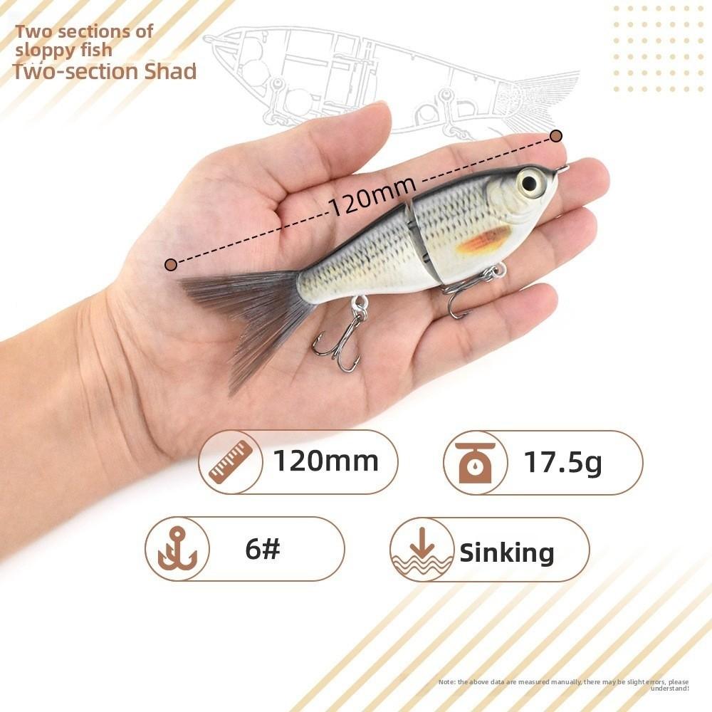 Твердые приманки Приманка для ловли окуня Глайдовая игра Свимбейт Высокоэффективная искусственная приманка Морская рыбалка