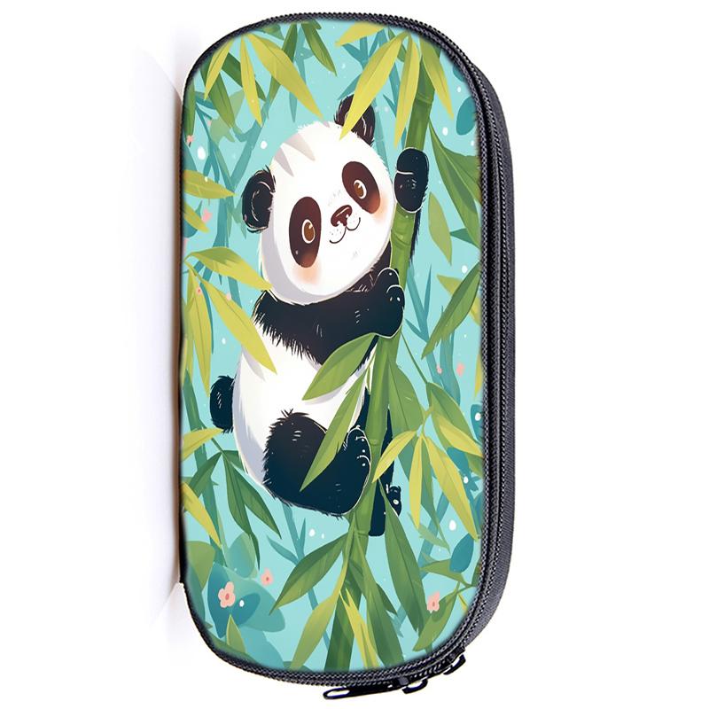 Волк, Панда, Кот, Многофункциональная сумка-карандаш, Лошадь, Капибара, для девочек и мальчиков, Детский пенал, Тигр, Собака, Держатель для канцелярских принадлежностей, Сумка для студентов, Школьные принадлежности